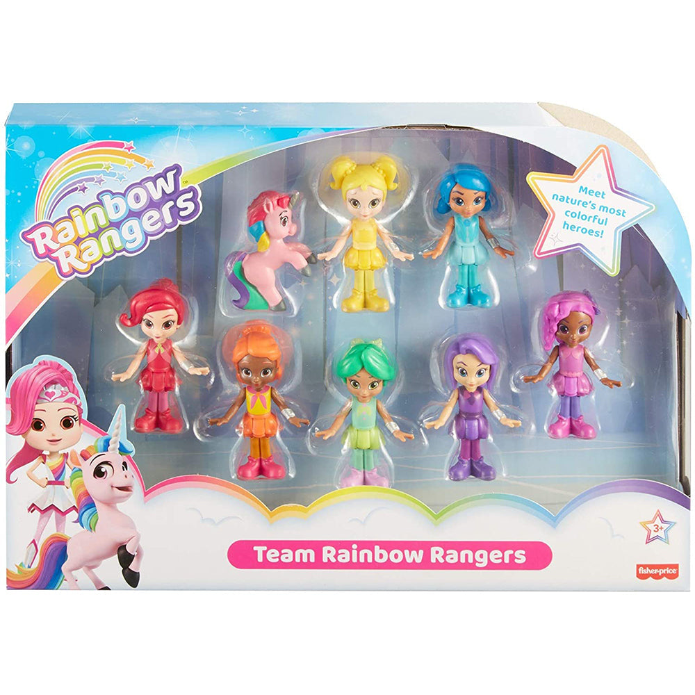 Fisher-Price Team Rainbow Rangers Doll Set