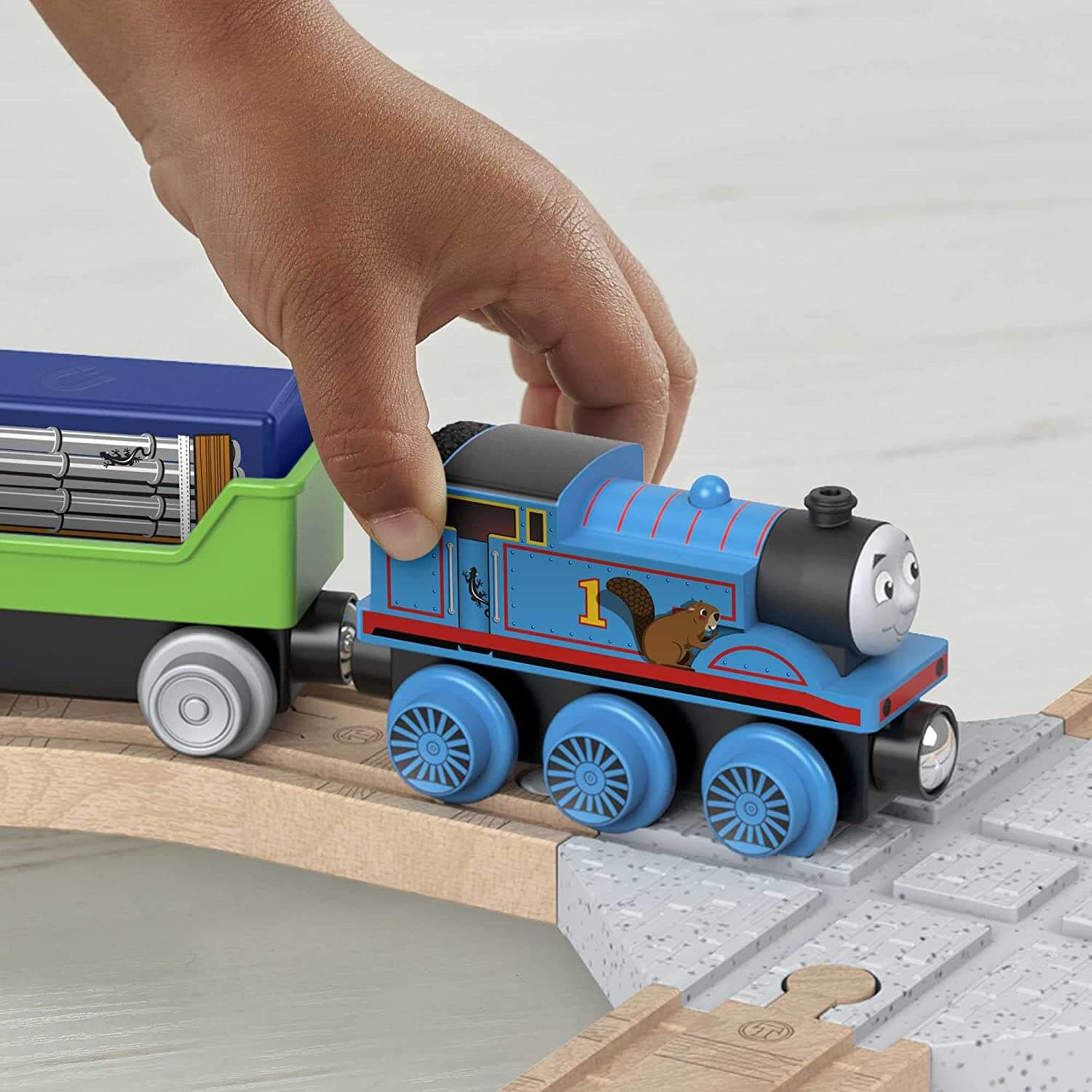 Fisher-Price Thomas & Friends Wooden Railway Figure 8 Track Pack Train Playset