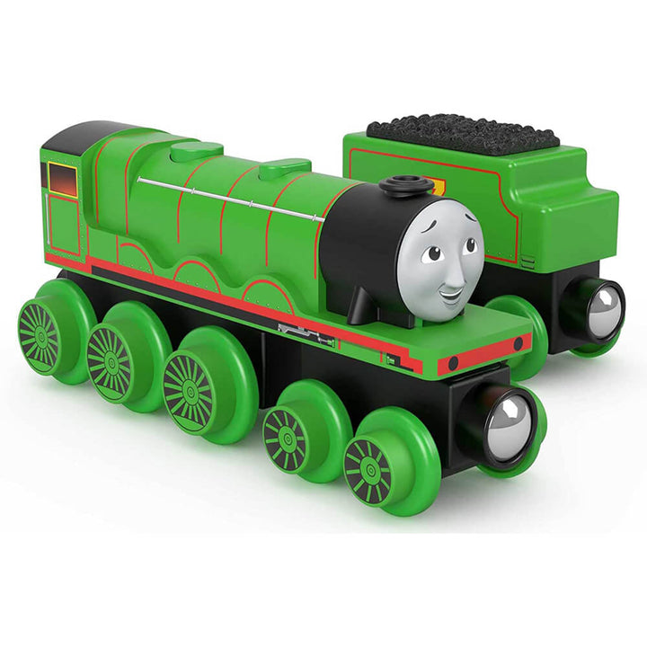 Fisher-Price Thomas & Friends Wooden Railway Henry Engine and Coal-Car ...