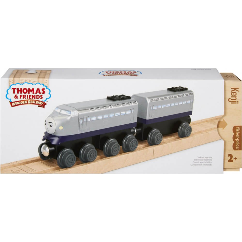 Fisher-Price Thomas & Friends Wooden Railway Kenji Engine and Car