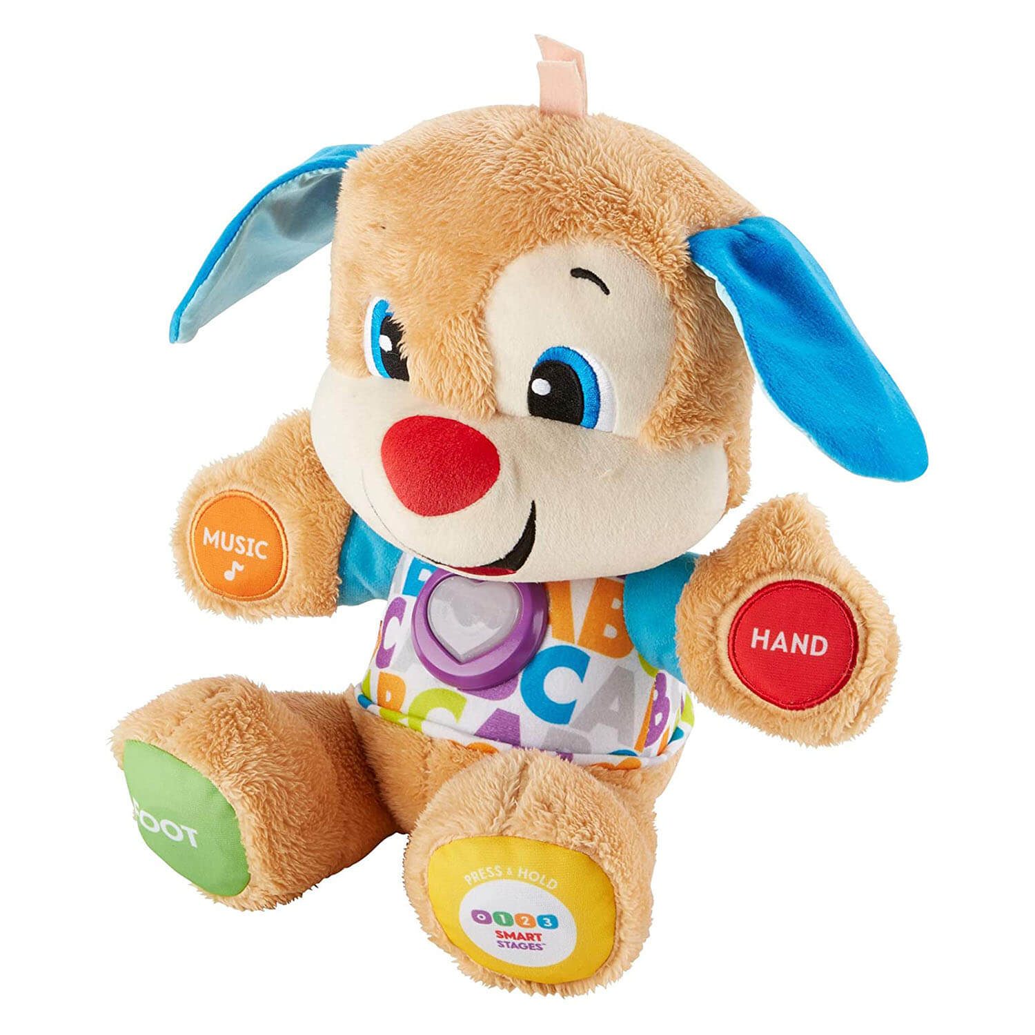 Fisher-Price Plush Baby Toy With Lights And Smart Stages Learning Content,  Laugh & Learn Puppy