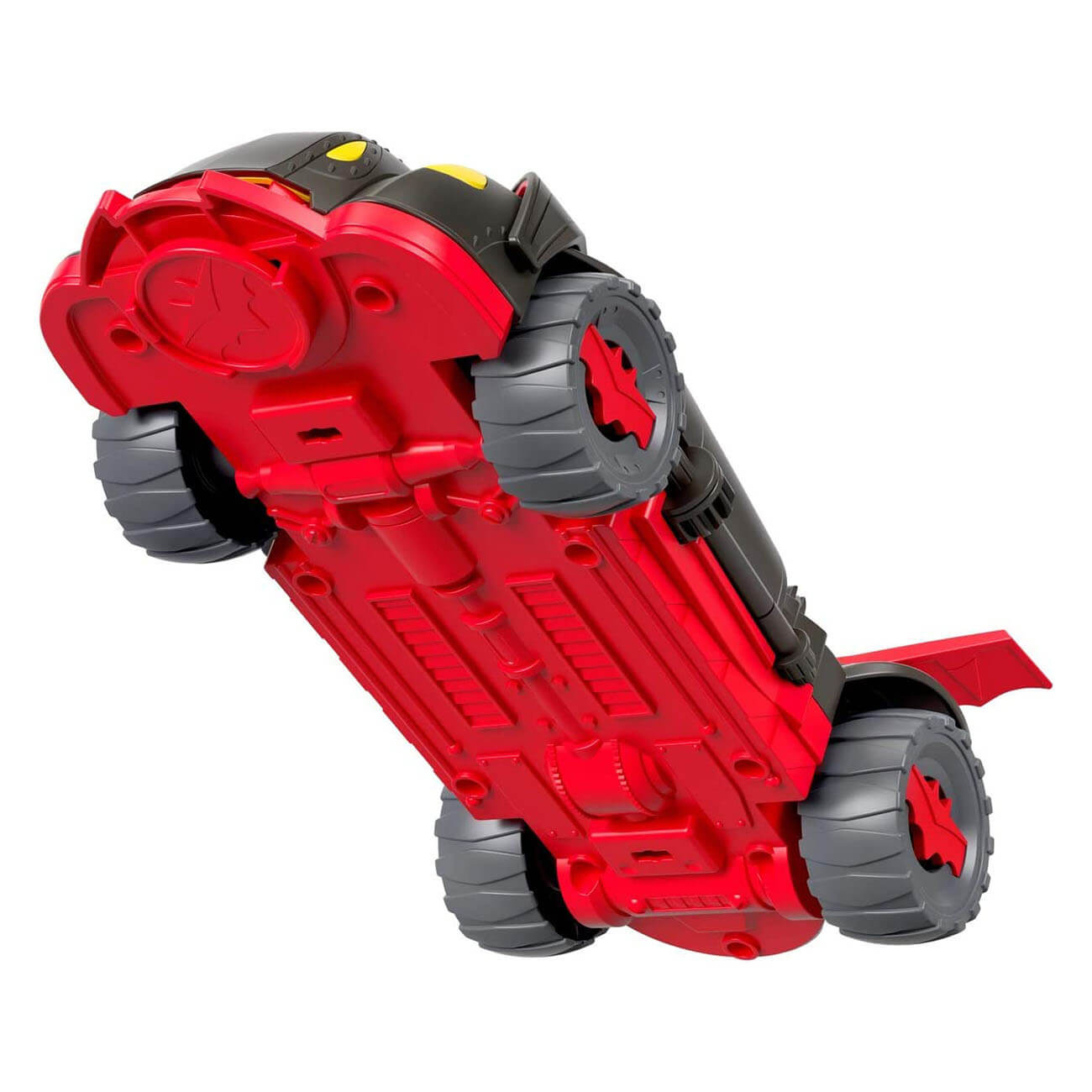 Bottom view of vehicle.