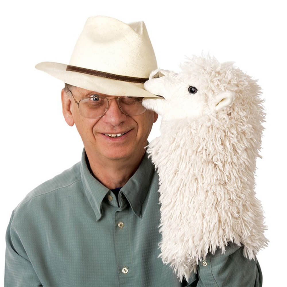 Folkmanis Alpaca Stage Puppet