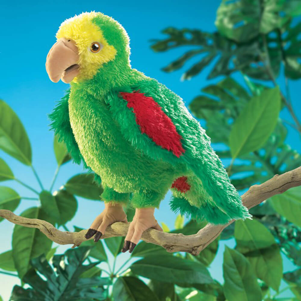 Folkmanis Amazon Parrot Hand Puppet