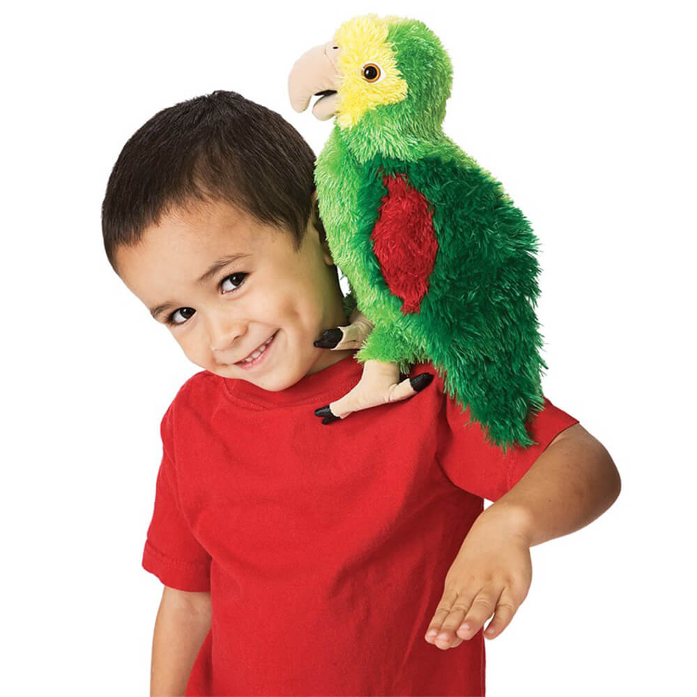 Parrot String Puppet Folkmanis Amazon Parrot Hand Puppet