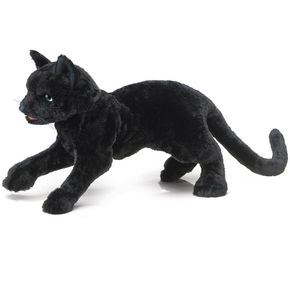 Folkmanis Black Cat Hand Puppet