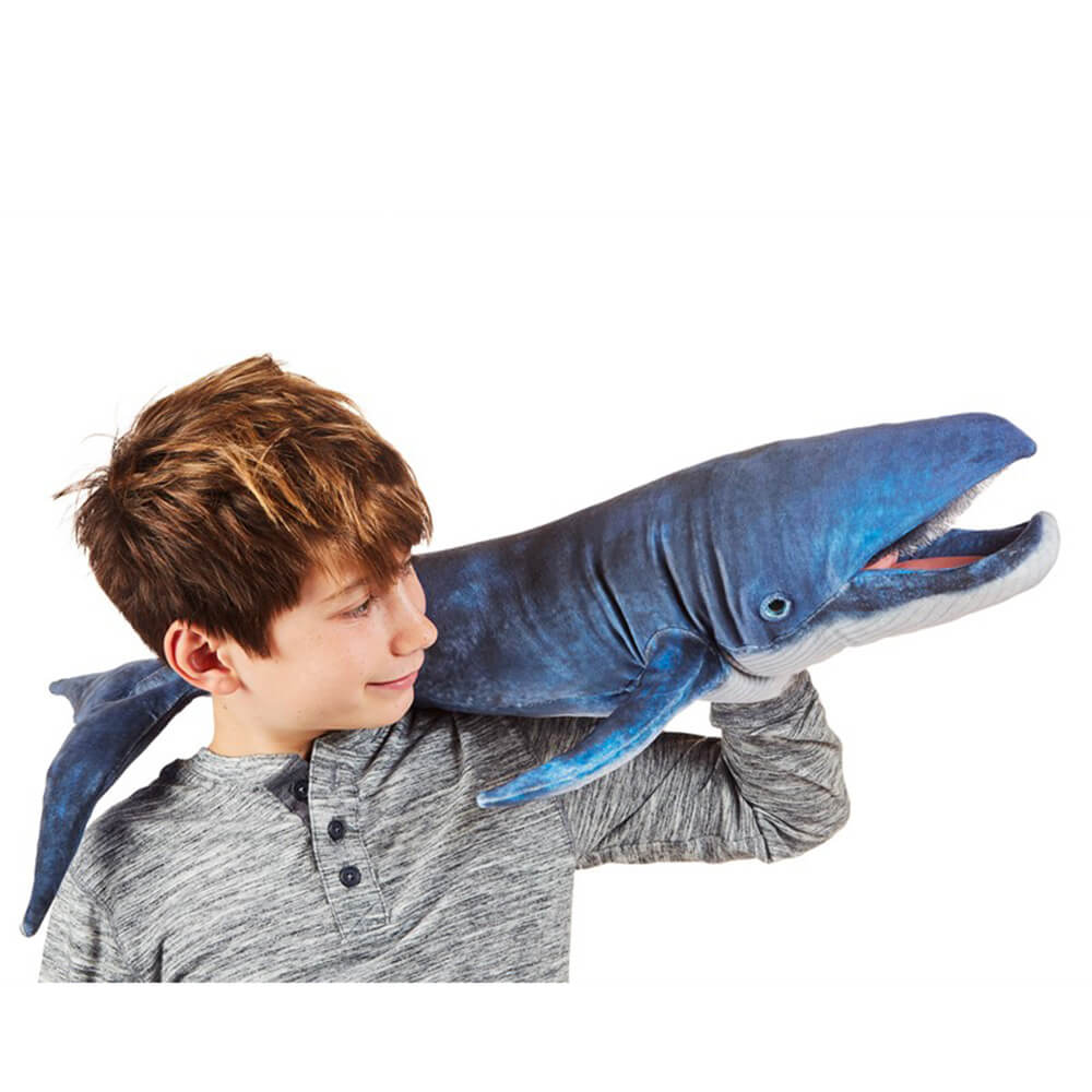 Folkmanis Blue Whale Hand Puppet