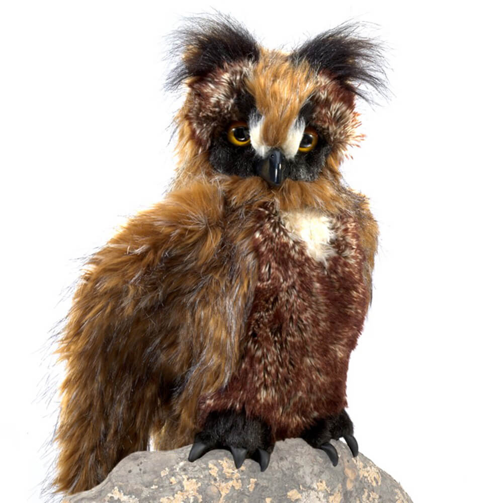 Folkmanis Great Horned Owl Hand Puppet
