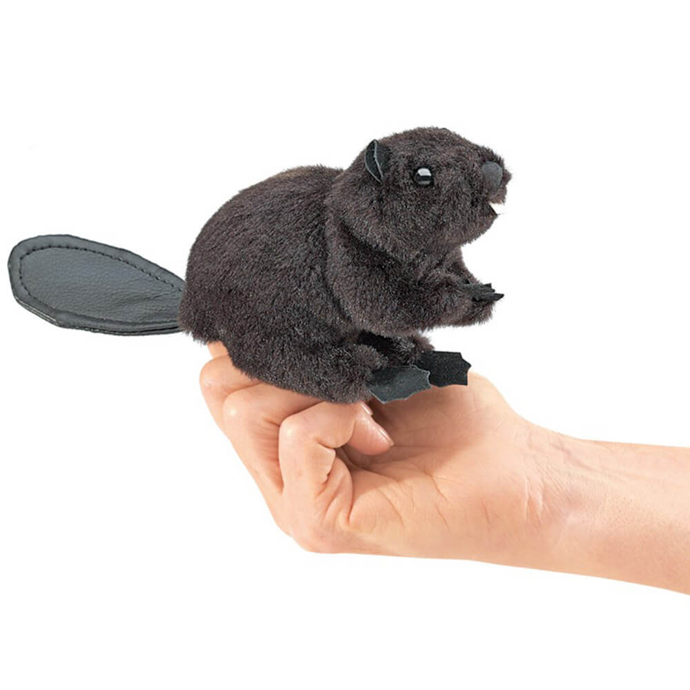 Folkmanis Mini Beaver Finger Puppet