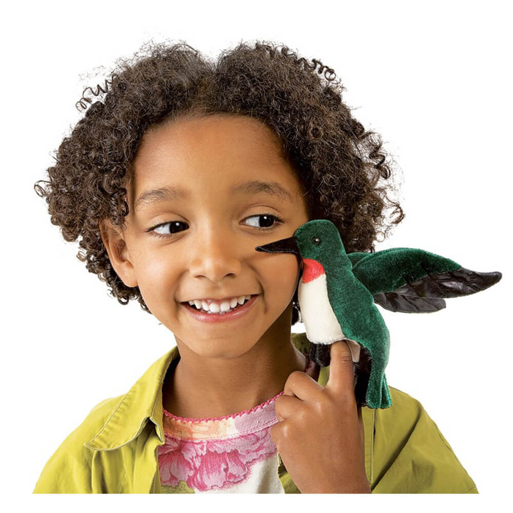 Hummingbird Finger Folkmanis Mini Hummingbird Finger Puppet – Maziply Toys