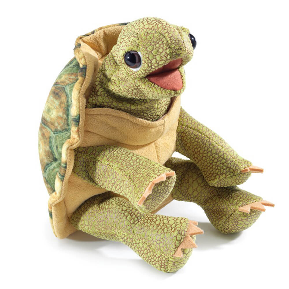 Folkmanis Standing Tortoise Hand Puppet