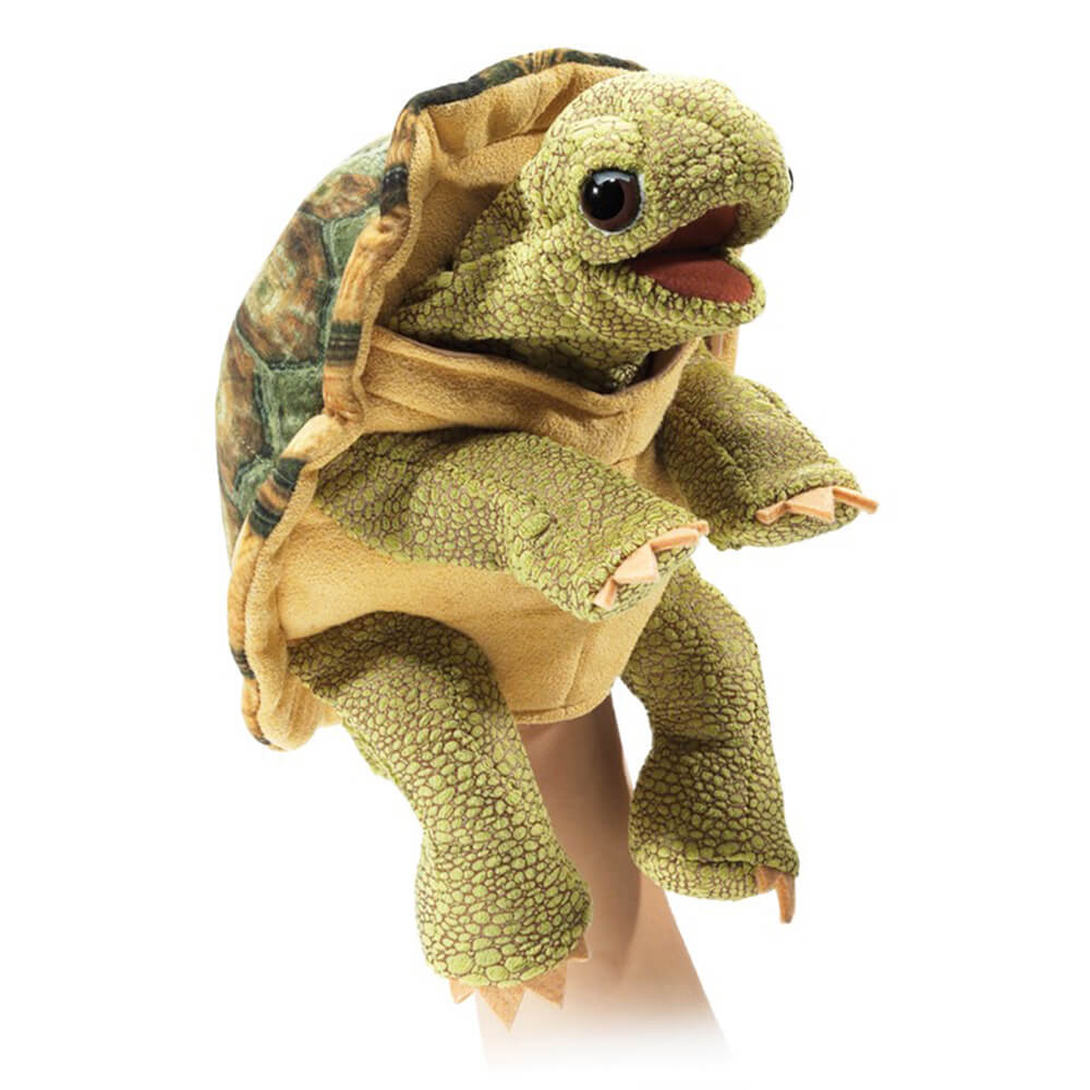 Folkmanis Standing Tortoise Hand Puppet