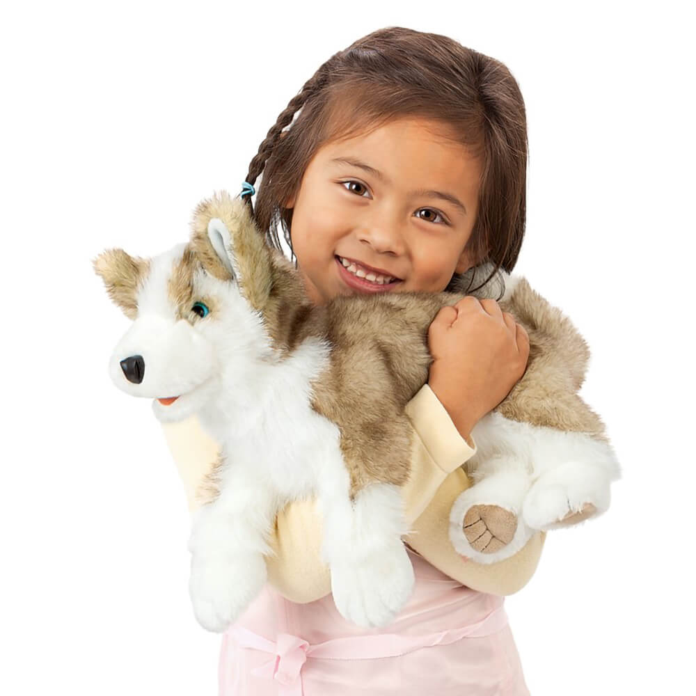 Folkmanis Wolf Pup Hand Puppet