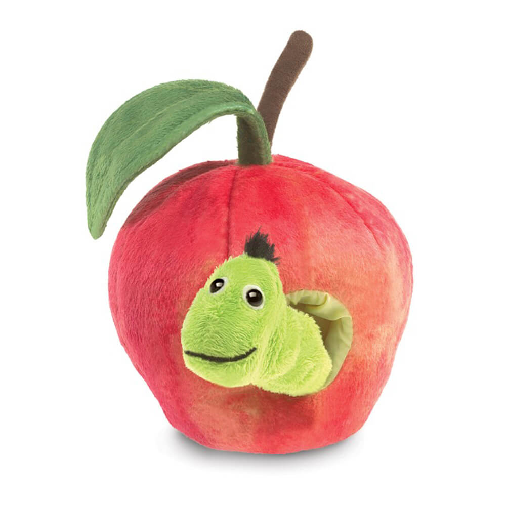 Folkmanis Worm in In Apple Hand Puppet