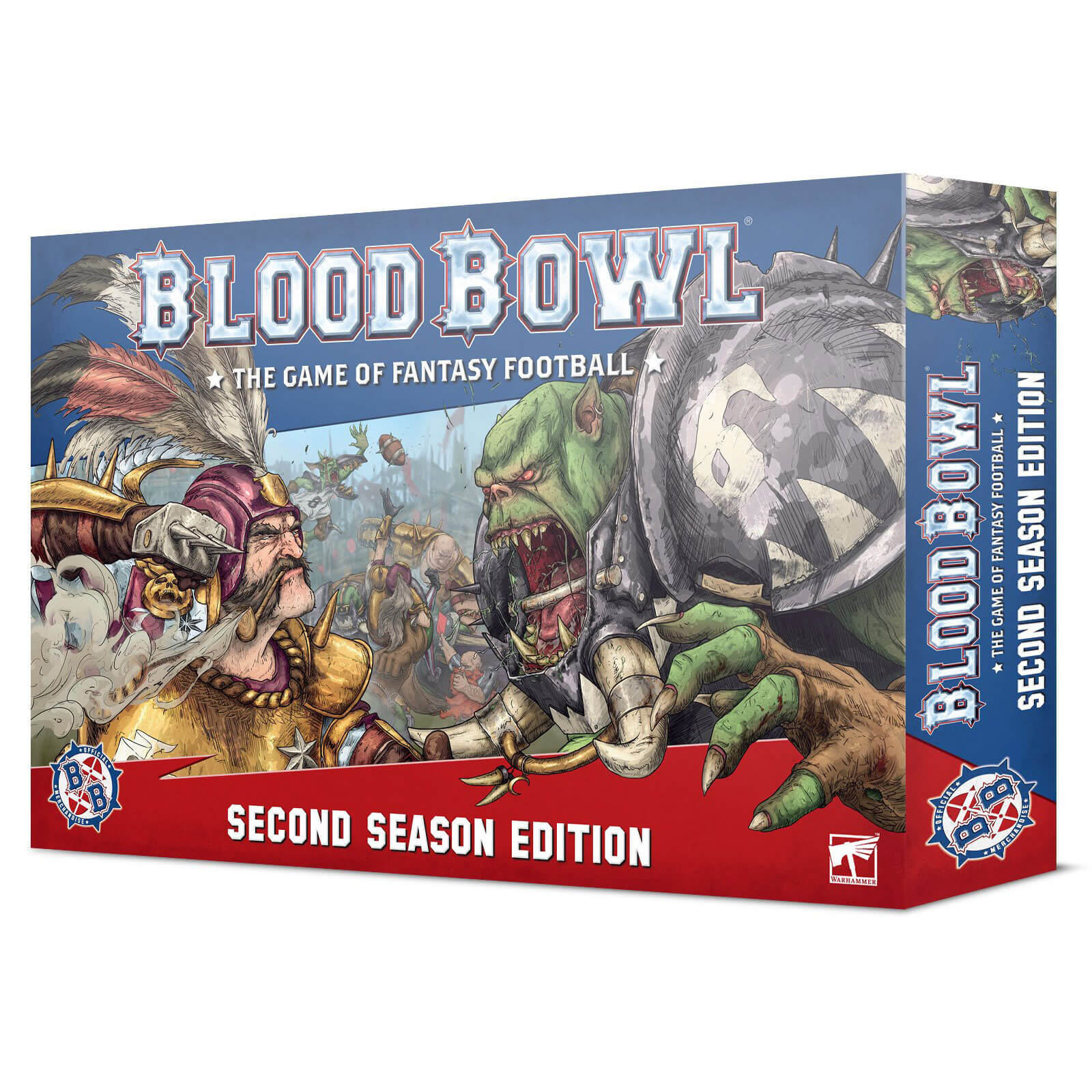 Games Workshop Second Season game box says The Game of Fantasy Football.