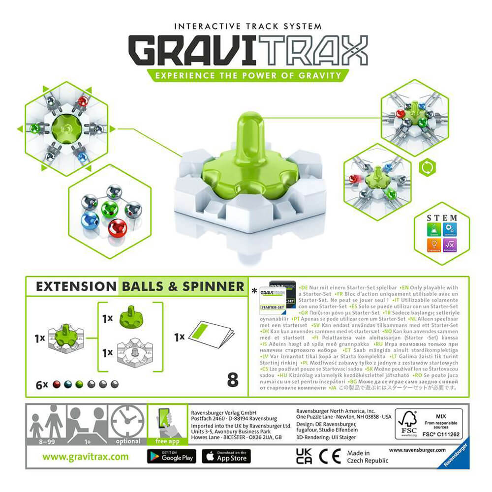 GraviTrax Balls & Spinner Expansion Accessory Set
