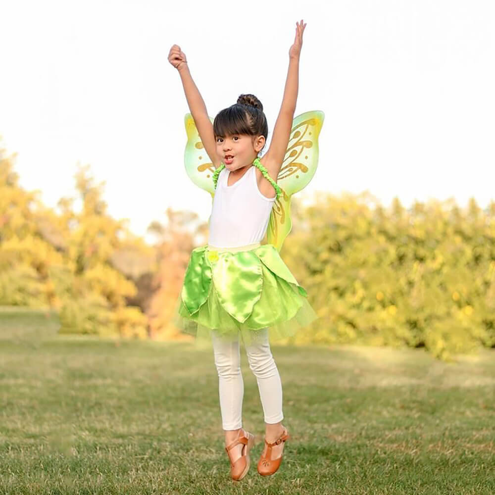 Great Pretenders Tinkerbell Skirt and Wings Set Size 4-6