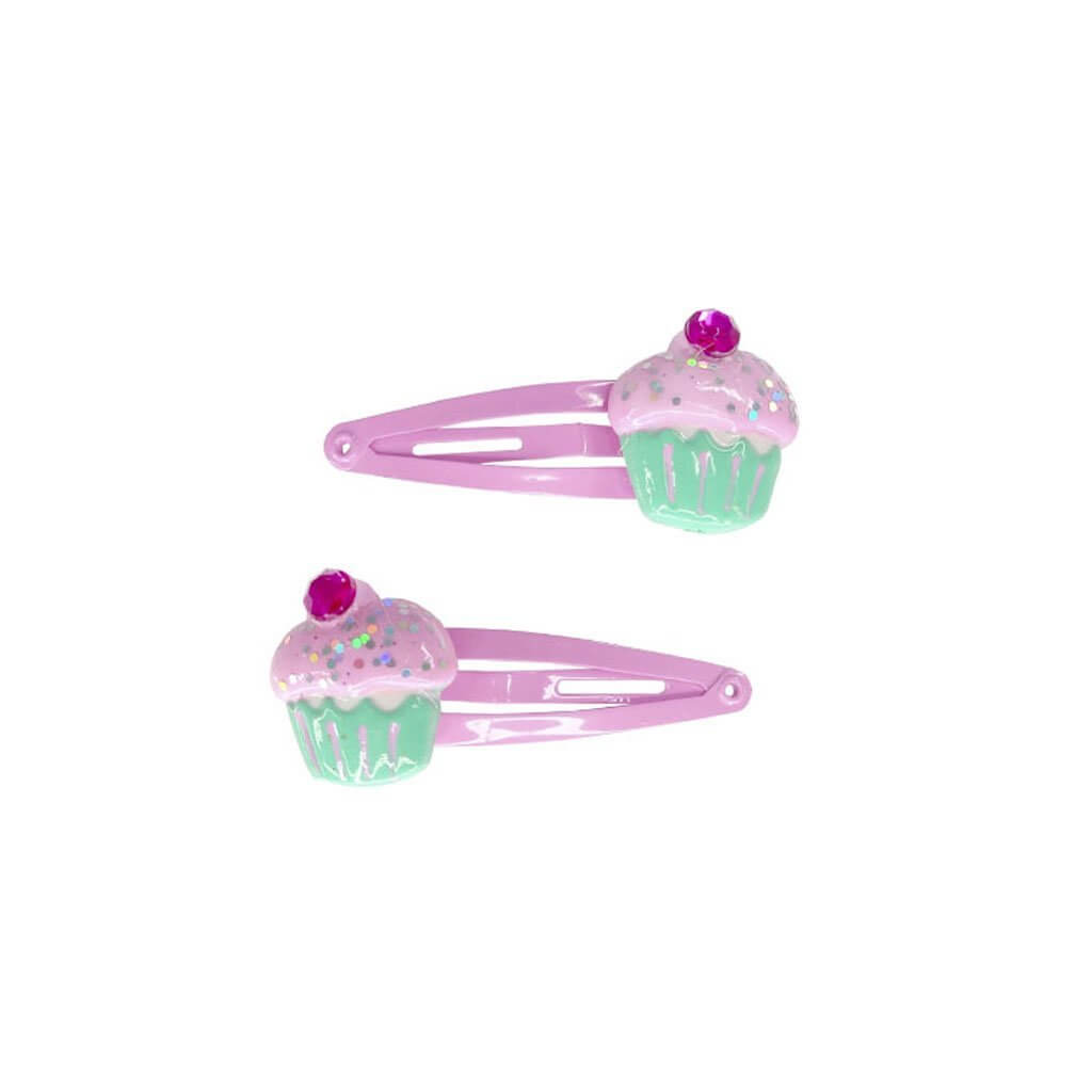 Great Pretenders Frosty Topping Cupcake Hair Clips 2 Piece Set