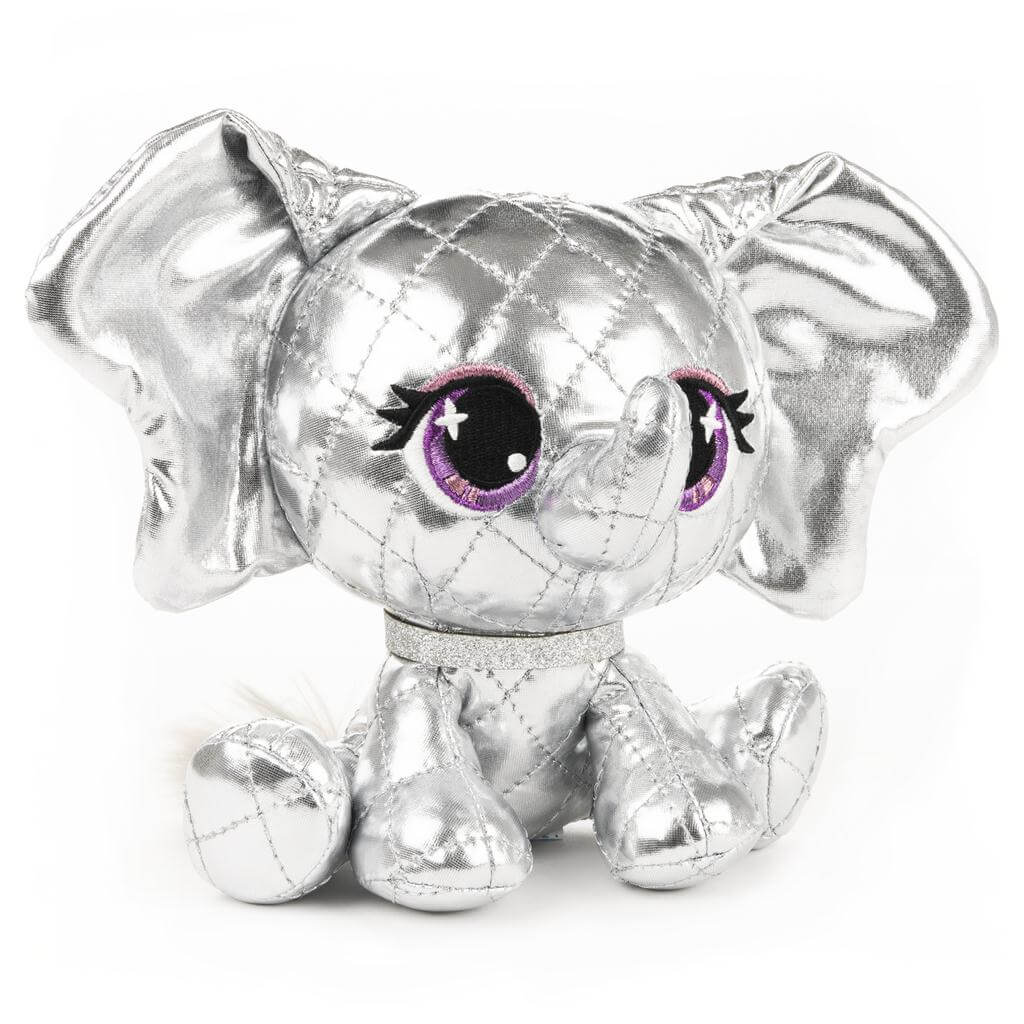 Gund P.Lushes Pets Ella L`Phante Elephant 6 Inch Platinum Plush Limited Edition