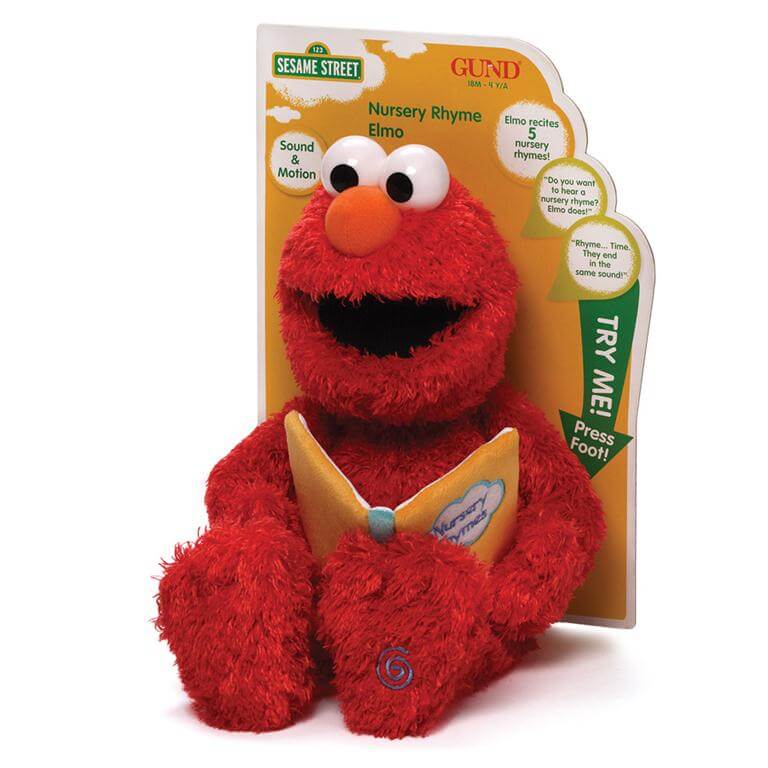 Gund Sesame Street Nursury Rhyme Elmo 15 Inch plush