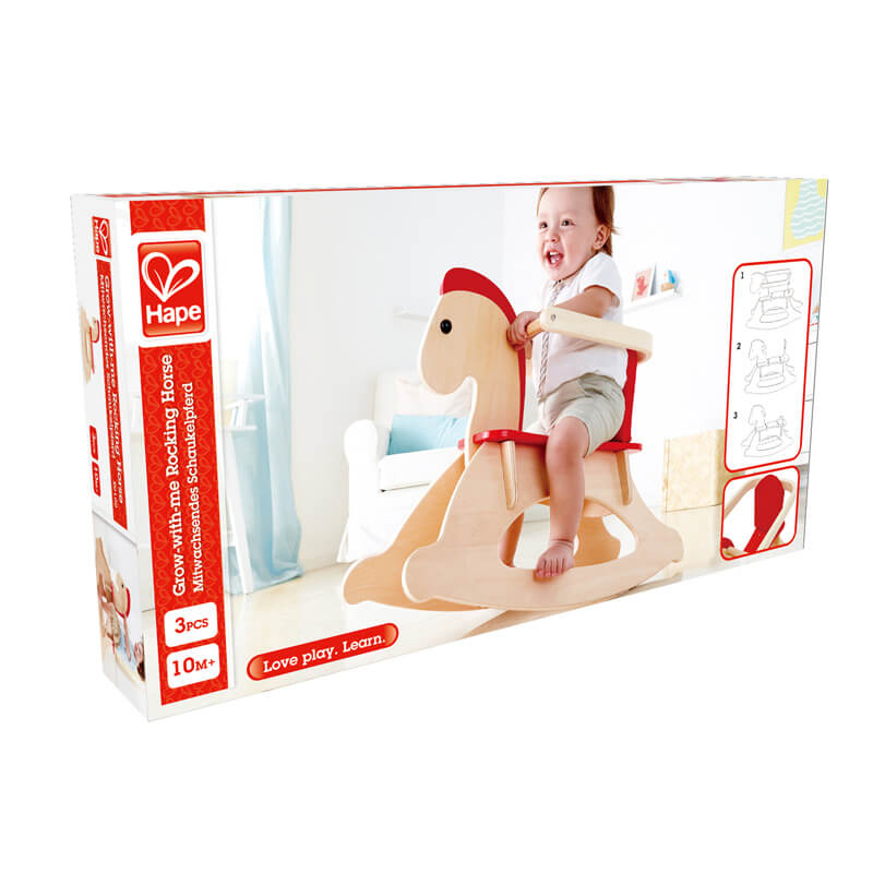 Hape Grow-With-Me Wooden Rocking Horse