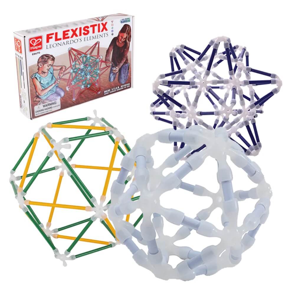 Hape Bamboo Flexistix Leonardo’s Elements Toy