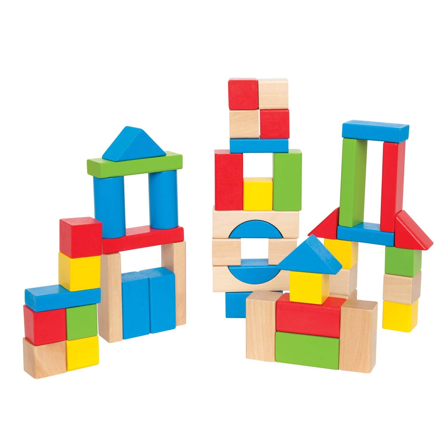 Hape 50 Piece Maple Blocks Set