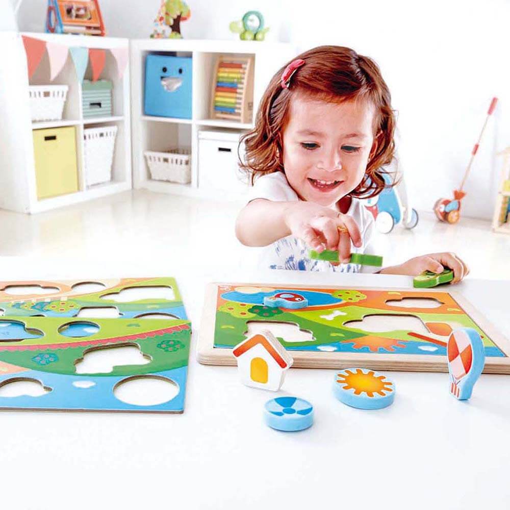 Hape Pepe & Friends 3-1 Puzzle