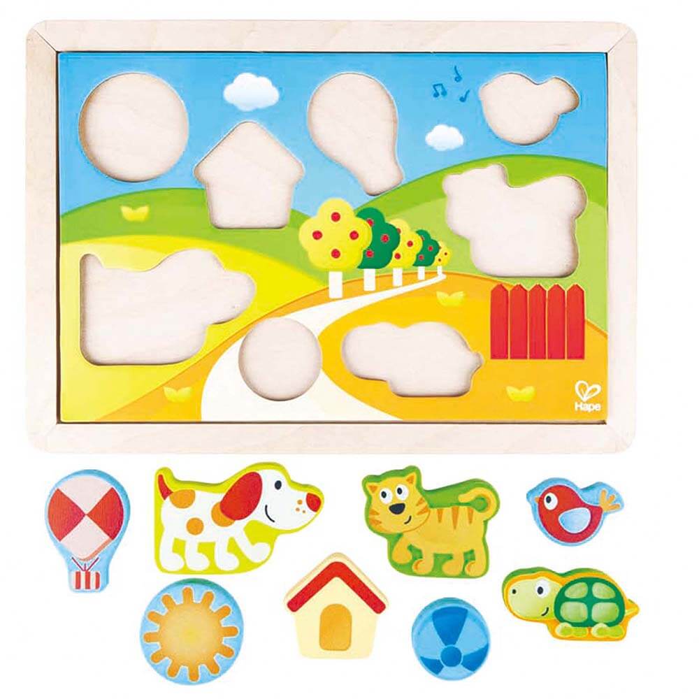 Hape Pepe & Friends 3-1 Puzzle