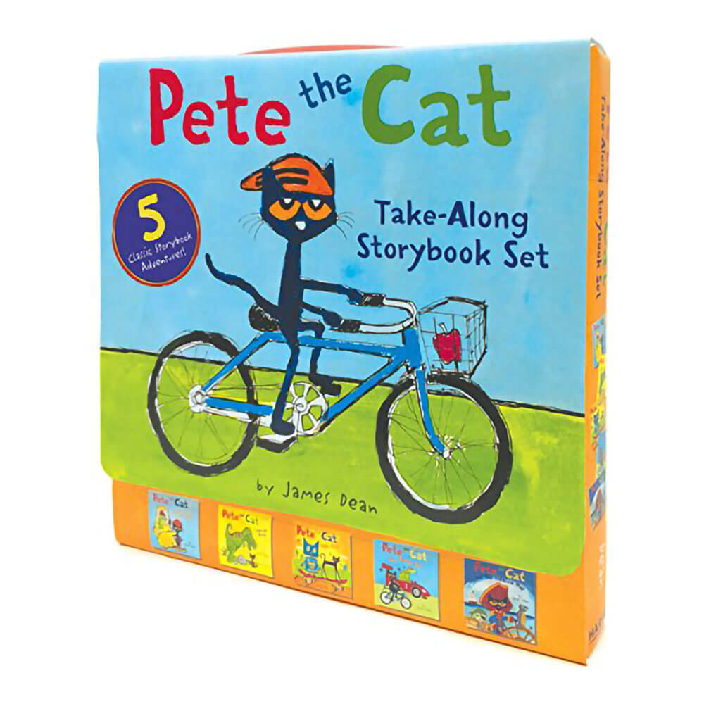 Pete the Cat Take-Along Storybook Set (Board Book)