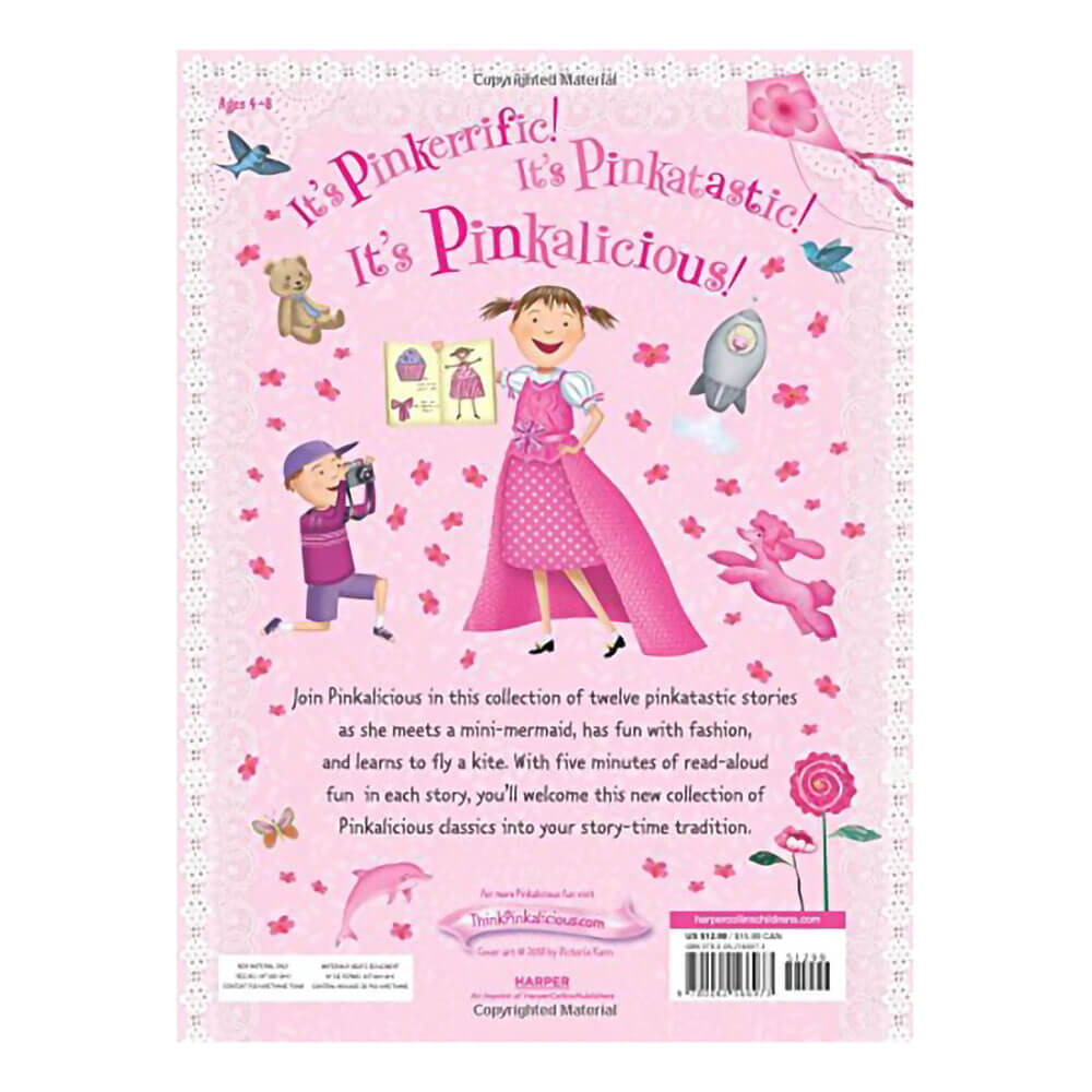 Back cover of the Pinkalicious: 5-Minute Pinkalicious Stories (Hardcover).