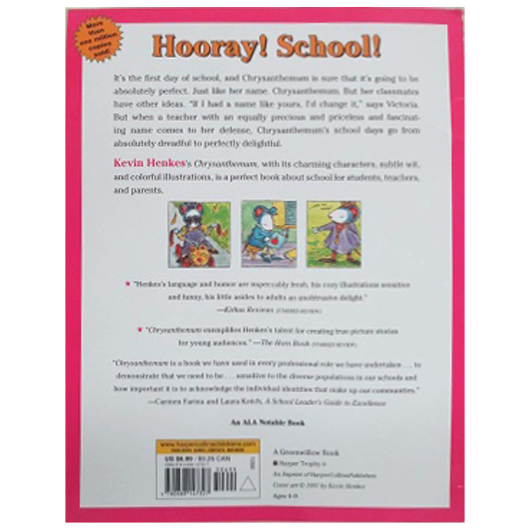 Back view of the book.