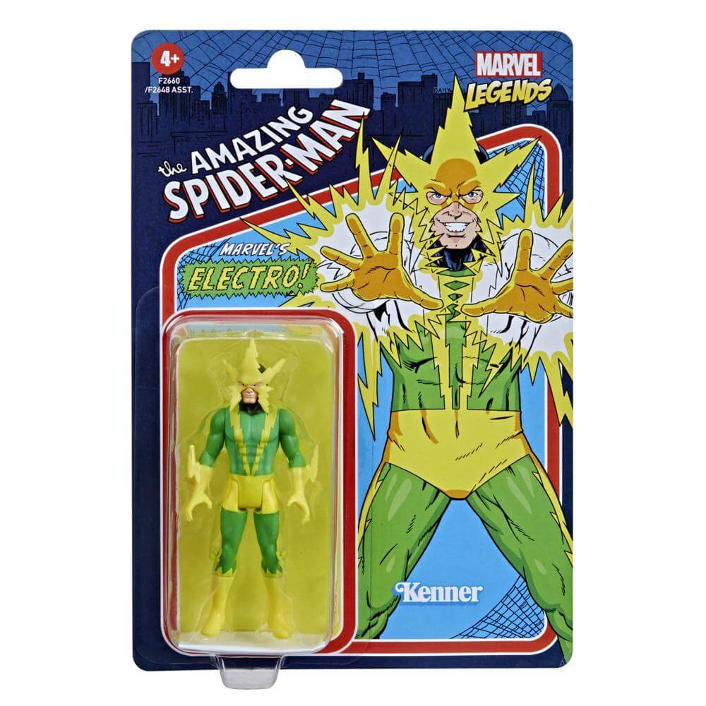 Hasbro Marvel Legends Retro 375 Collection Electro Action Figure Toy