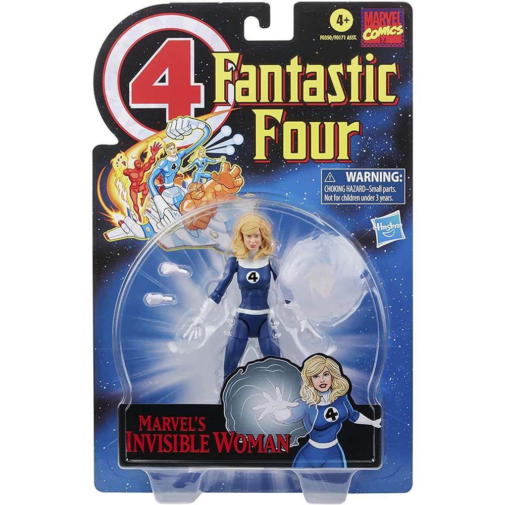 Marvel Legends Series Retro Fantastic Four Invisible Woman Figure