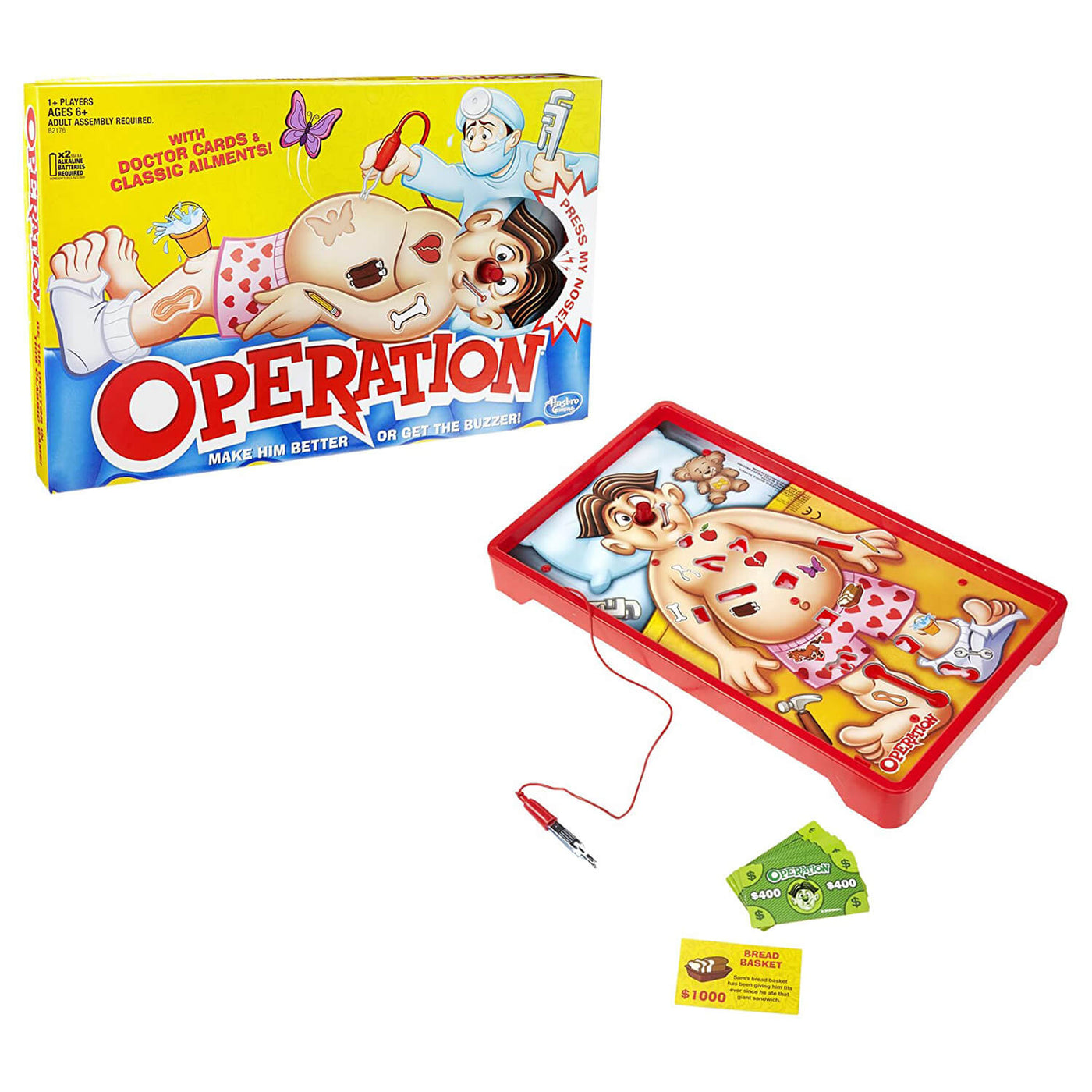 Operation Game with Doctor Cards & Ailments – Maziply Toys