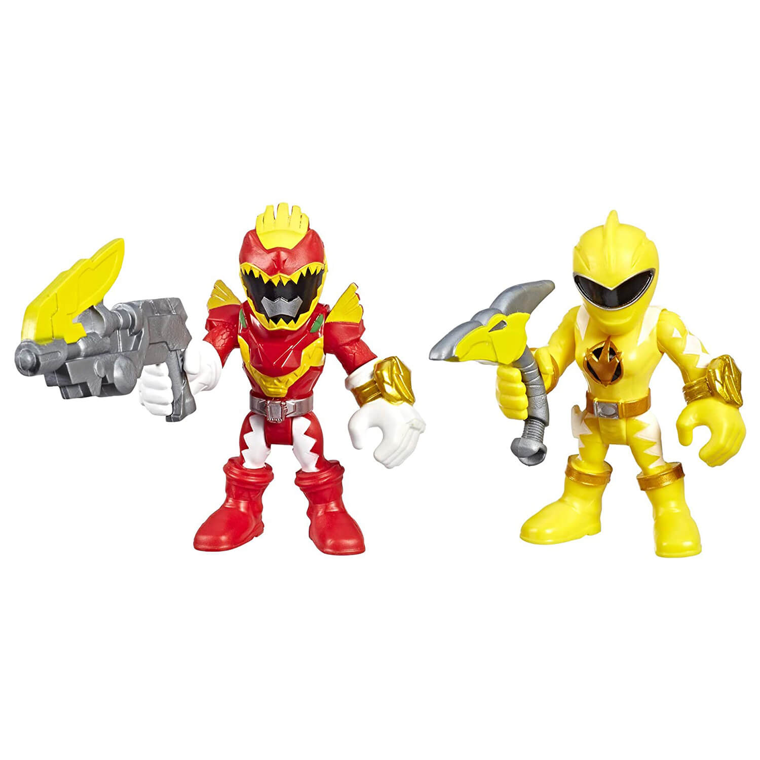 Playskool Heroes Power Rangers Red Ranger & Yellow Ranger Figures