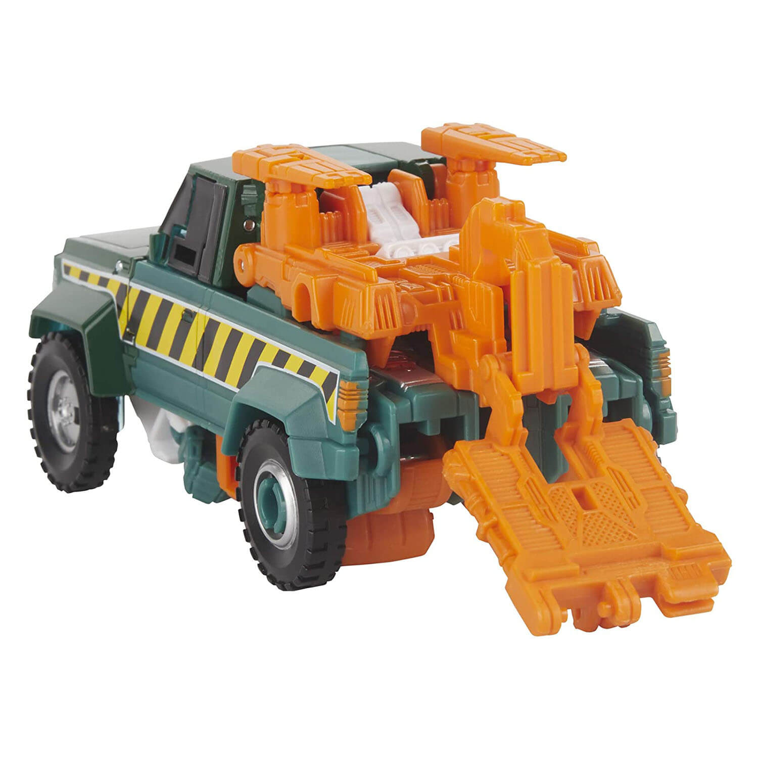 Back view of the toy figure.