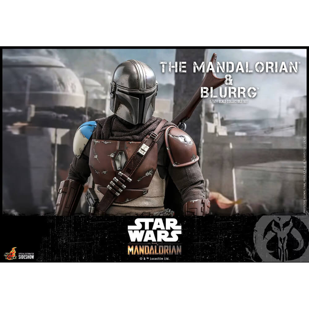 Hot Toys Mandalorian and Blurrg Sixth Scale Figure