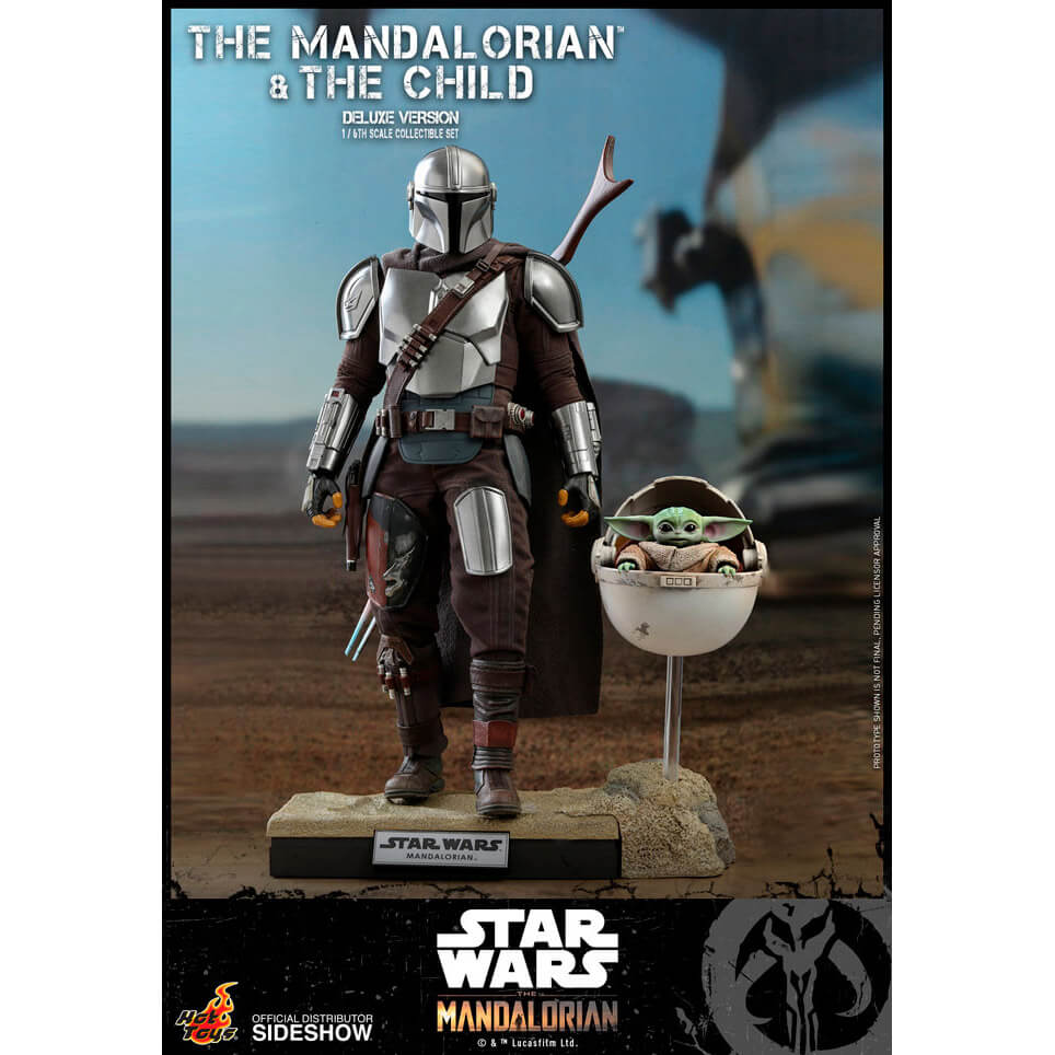 Hot Toys Mandalorian & The Child Sixth Scale Deluxe Figure Set