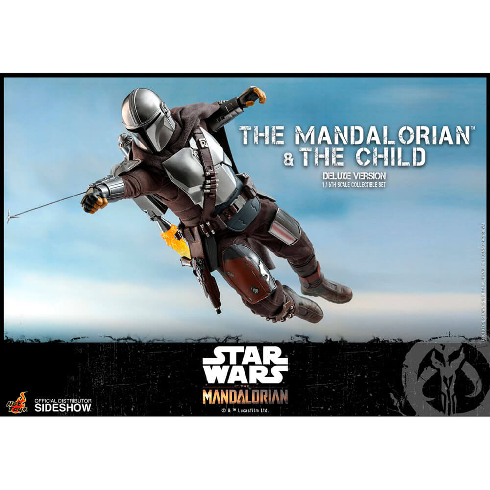 Hot Toys Mandalorian & The Child Sixth Scale Deluxe Figure Set