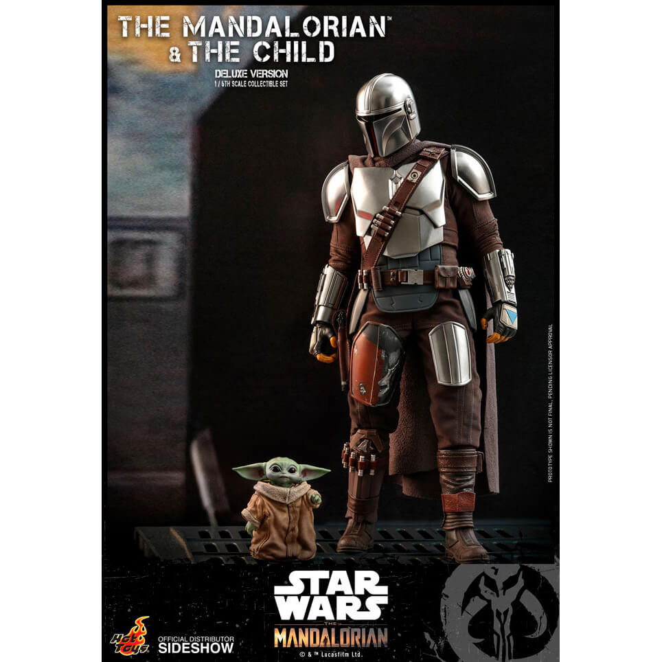 Hot Toys Mandalorian & The Child Sixth Scale Deluxe Figure Set