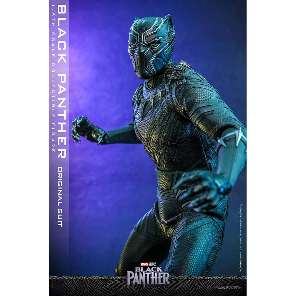 Hot Toys Marvel Black Panther Original Suit 1 6 Scale Collectible Fi