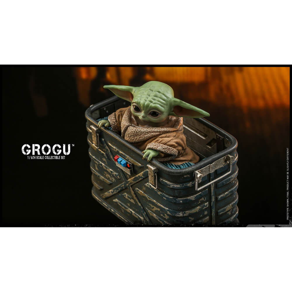 Hot Toys Star Wars Grogu Sixth Scale Collectible Figure Set