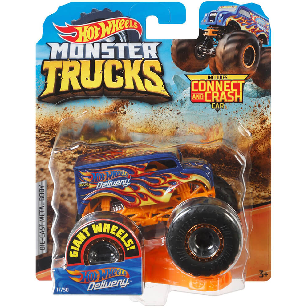 Hot Wheels Monster Trucks Oversized 2023 Delivery Metal