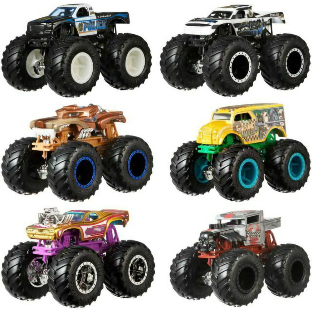 Hot Wheels Monster Trucks Demo Doubles Vehicle 2-Pack (Various styles)