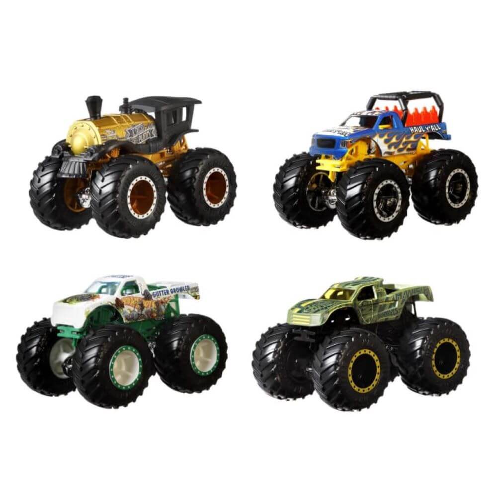 Hot Wheels® Monster Trucks 1:64 4-Pack (Assorted Vehicles)