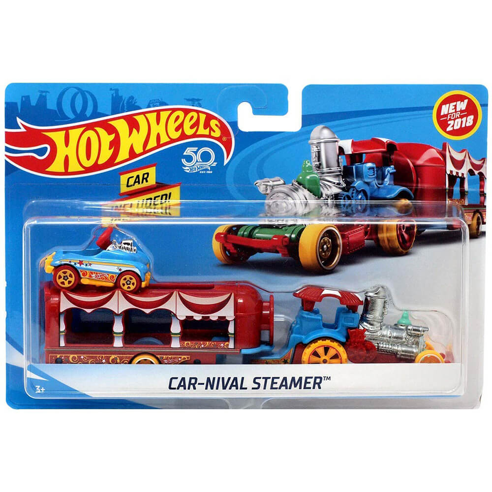 Hot Wheels Super Rigs Car-Nival Steamer Vehicle