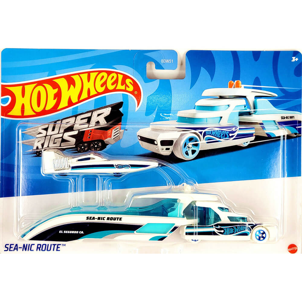 Hot Wheels Super Rigs Sea-Nic Route Vehicle