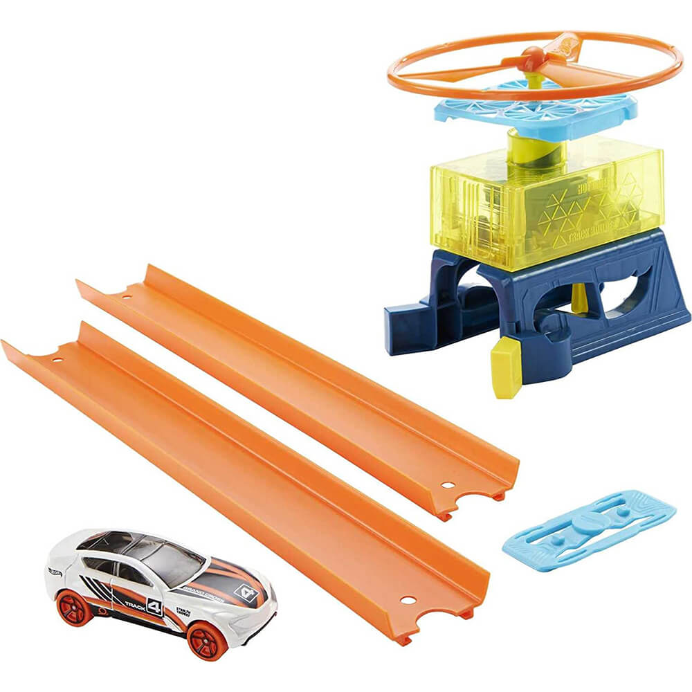 Hot Wheels Curve Tracks 4-Pack 8 Pieces Plus 4 Connectors 10 Long