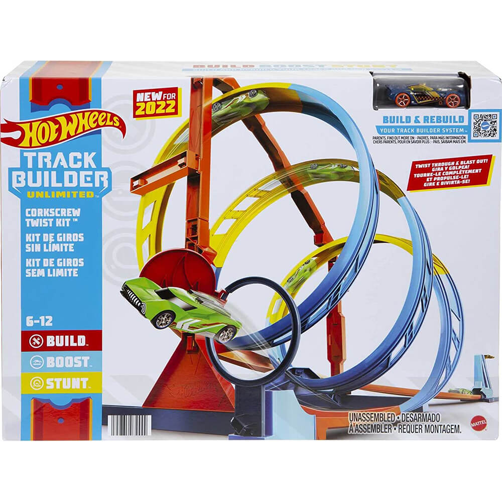 Hot Wheels Track Builder Unlimited Corkscrew Twist Kit Playset